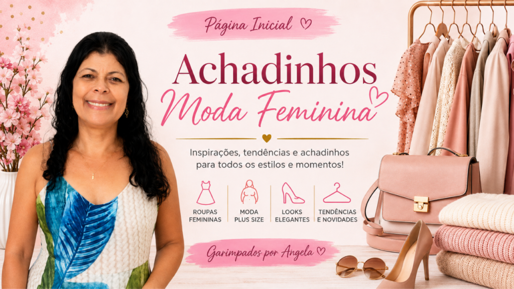 Achadinhos Moda Feminina com inspirações e tendências de moda feminina